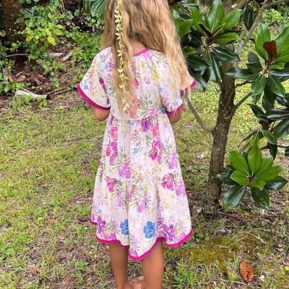 Matilda Jane Floral Tiered Dress Mom & Mini Set - Picture 4 of 13